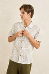 RHYTHM - Tally Paisley Ss Shirt Natural