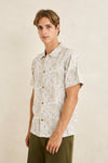 RHYTHM - Tally Paisley Ss Shirt Natural