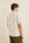 RHYTHM - Tally Paisley Ss Shirt Natural