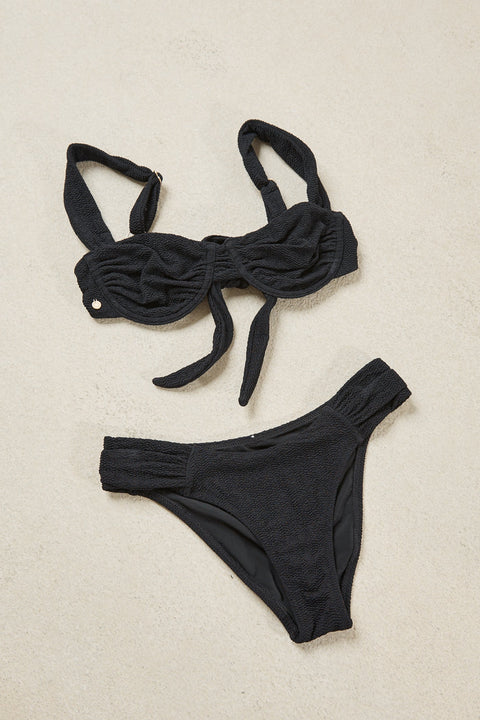 RHYTHM - Tidewave Soft Strap Balconette Top Black