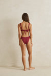RHYTHM- Tidewave Soft Side Holiday Pant Berry