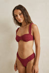 RHYTHM- Tidewave Soft Side Holiday Pant Berry