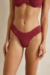 RHYTHM- Tidewave Soft Side Holiday Pant Berry