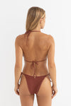 RHYTHM Tidewave Tie Side Hi Cut Pant Cinnamon