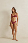 RHYTHM - Tidewave Soft Strap Balconette Top Berry