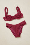 RHYTHM- Tidewave Soft Side Holiday Pant Berry