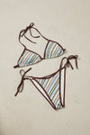 RHYTHM - Frankie Stripe Slide Tri Top Sky