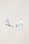 RHYTHM Gigi Flora Tie Front Slide Tri Top Blue