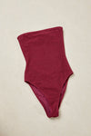 RHYTHM - Tidewave Strapless One Piece Berry