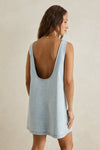RHYTHM - Riley Denim Mini Dress Light Wash