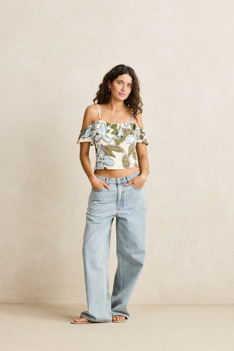 RHYTHM Gigi Top Blue
