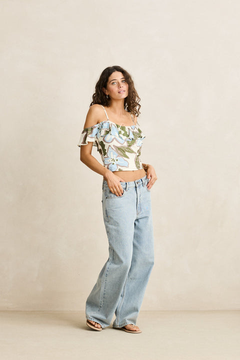 RHYTHM Gigi Top Blue