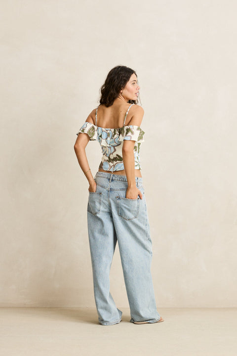 RHYTHM Gigi Top Blue