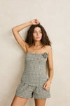 RHYTHM Lottie Check Top