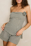 RHYTHM Lottie Check Top