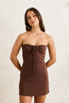 RHYTHM Sienna Mini Dress Cafe