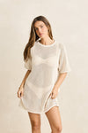 RHYTHM Fisherman Boyfriend Knit Tee Natural