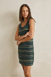 RHYTHM Baklava Scoop Neck Mini Dress Olive
