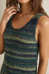 RHYTHM Baklava Scoop Neck Mini Dress Olive