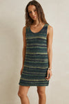 RHYTHM Baklava Scoop Neck Mini Dress Olive