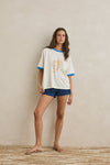 RHYTHM - Sunrise Seashell Ringer Tee