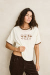 RHYTHM Palma Printed Tee Brown