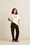 RHYTHM Palma Printed Tee Brown