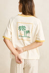 RHYTHM Sunset Palm Ringer Tee