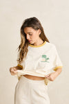 RHYTHM Sunset Palm Ringer Tee