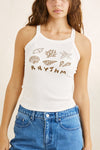 RHYTHM - Seaside Tank White