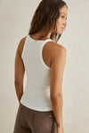 RHYTHM Koko Tank White