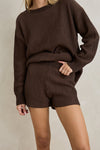 RHYTHM Lula Knit Short Taupe