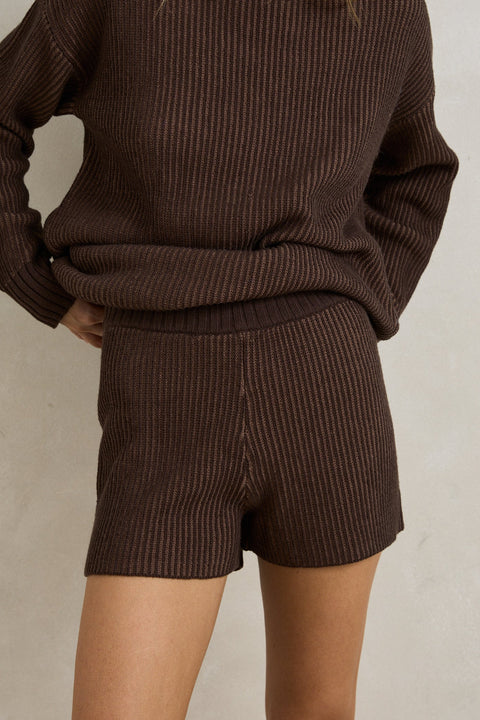 RHYTHM Lula Knit Short Taupe