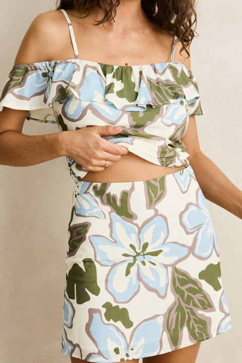 RHYTHM Gigi Skirt Blue