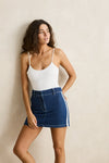 RHYTHM Contrast Denim Skirt