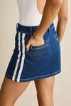 RHYTHM Contrast Denim Skirt