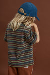 RHYTHM - Kids Adventure Stripe Ss T-Shirt Multi