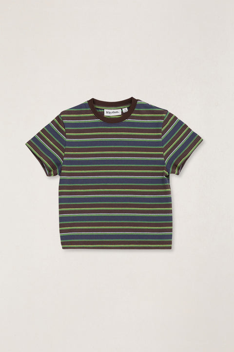 RHYTHM - Kids Adventure Stripe Ss T-Shirt Multi