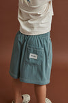 RHYTHM - Kids Contrast Beach Short Teal