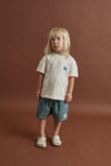 RHYTHM - Kids Superstar Ss T-Shirt Natural