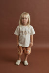 RHYTHM - Kids Natural Rhythm Ss T-Shirt Natural