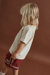 RHYTHM - Kids Cosmic Rhythm Ss T-Shirt Natural