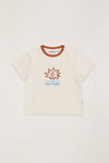 RHYTHM - Kids Cosmic Rhythm Ss T-Shirt Natural