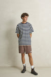 RHYTHM Textured Linen Jam Chocolate