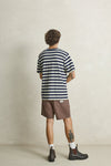 RHYTHM Textured Linen Jam Chocolate