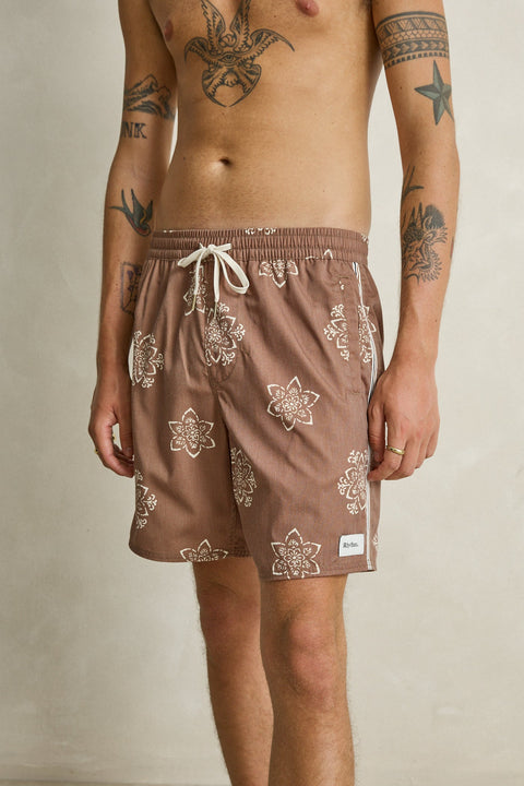 RHYTHM Heritage Doily Beach Short Oak