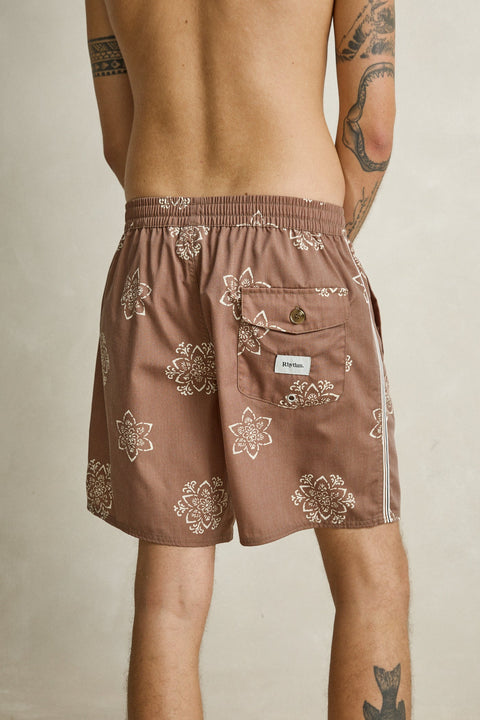 RHYTHM Heritage Doily Beach Short Oak