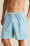 RHYTHM Tangier Beach Short Pacific Blue