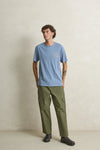 RHYTHM Worn Path Ss T-Shirt Slate