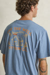 RHYTHM Worn Path Ss T-Shirt Slate